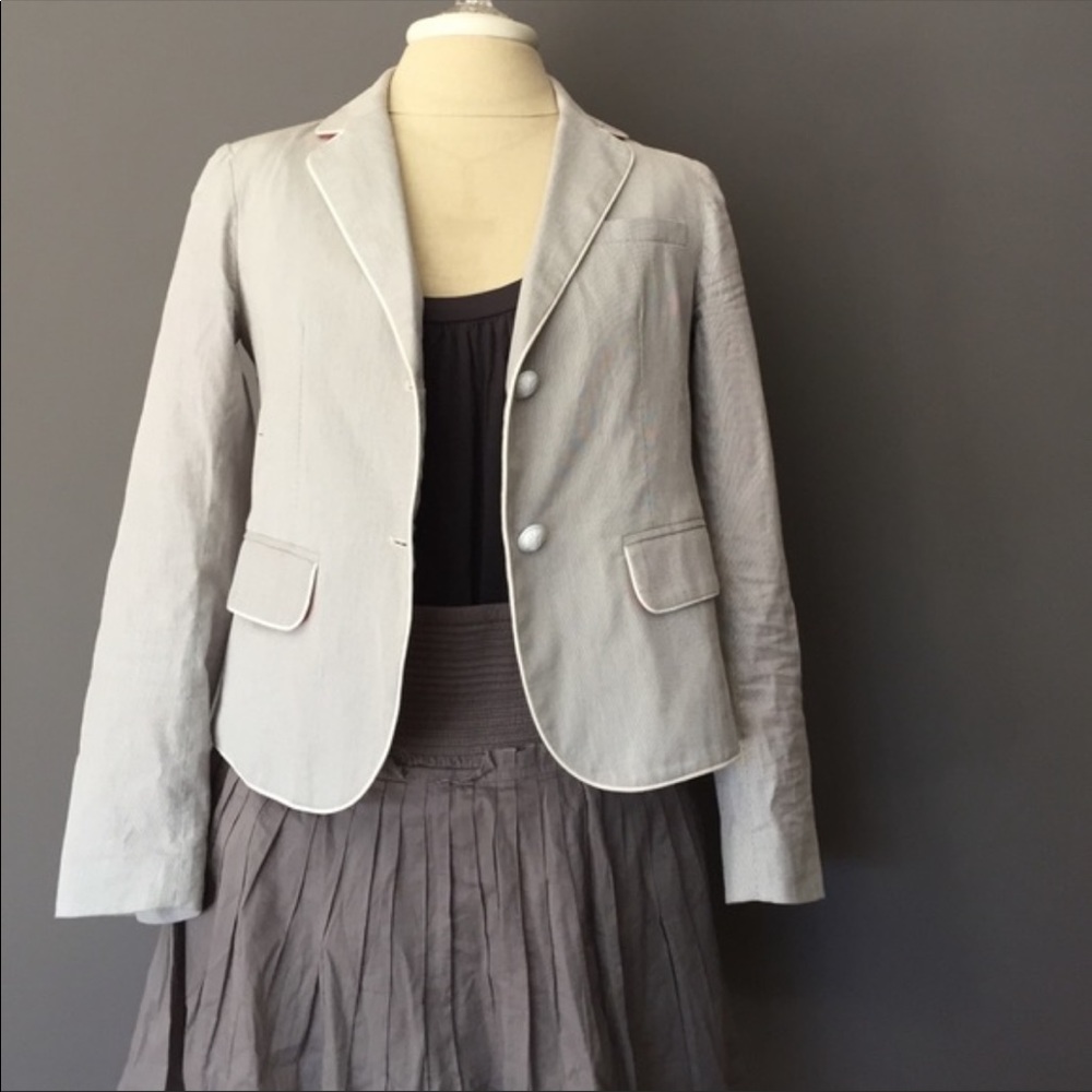 Pinstripe Blazer